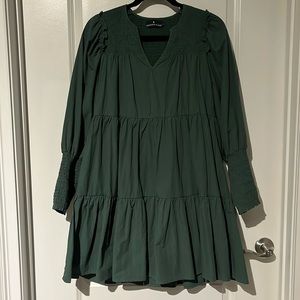 Tuckernuck Pomander Place Jaguar Green Ceci Dress Size XS